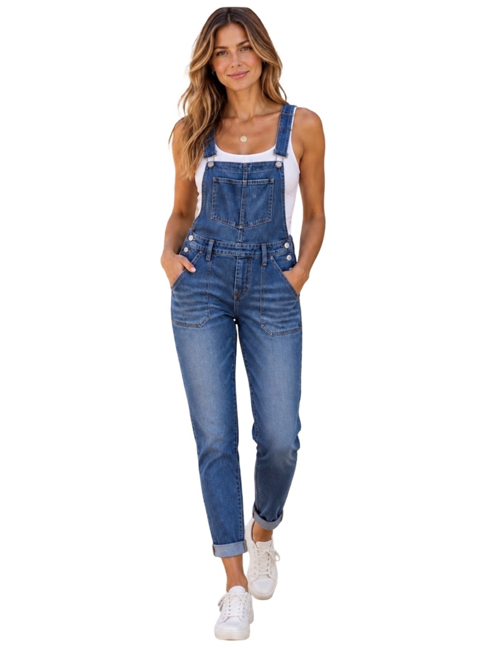 True Religion Slim Boyfriend Denim Overalls Size M
